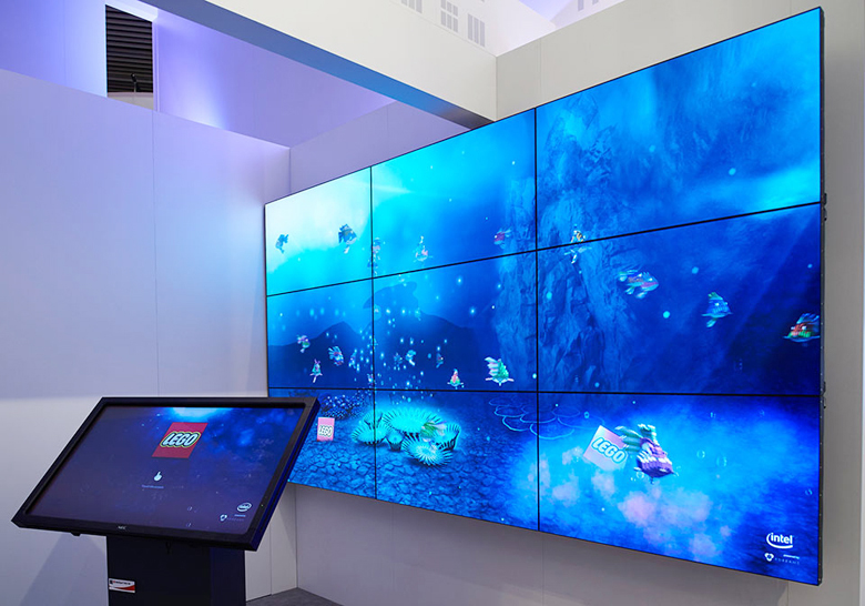 Cho thue man hinh ghep 3x3 OLED 55 inch chuyen dung